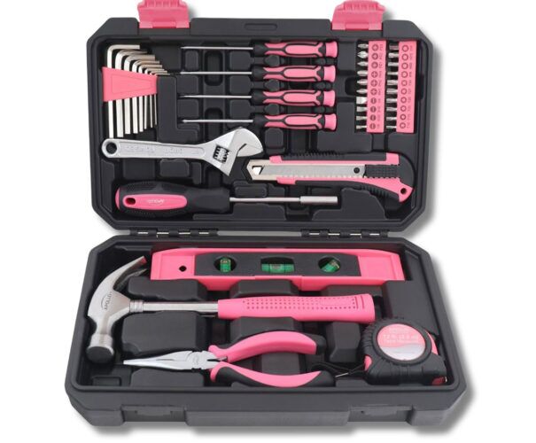 New and Improved 39 Piece General Pink Tool Set | Breast Cancer