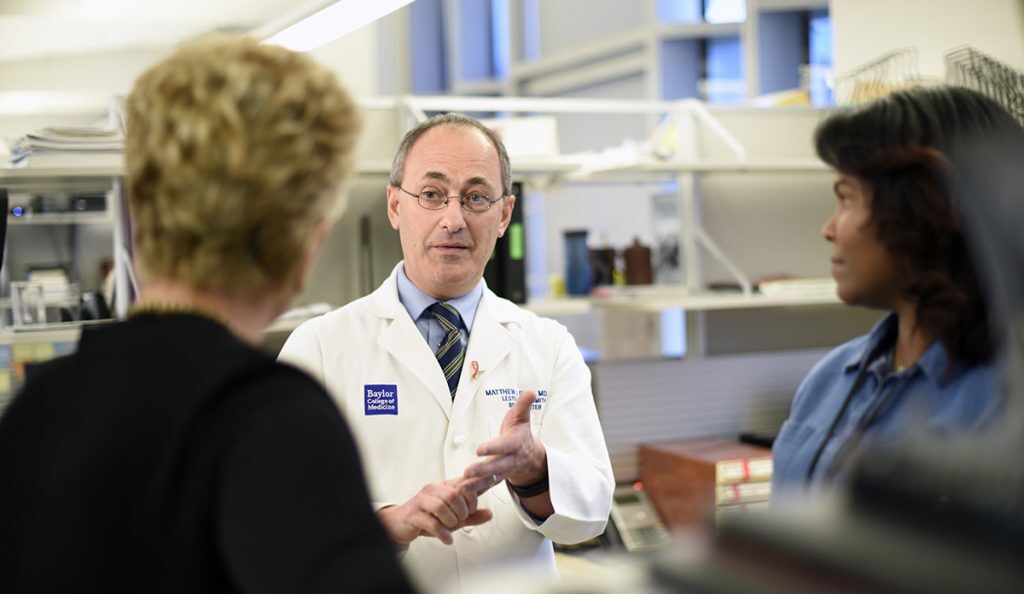 Dr. Matthew Ellis in his lab at Baylor College of Medicine.