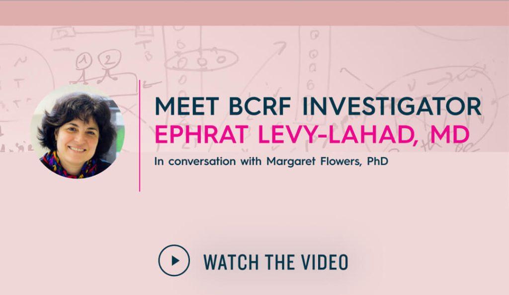 Screenshot of a title slide introducing the video with Dr. Levy-Lahad's headshot|SmartTV - [sports]