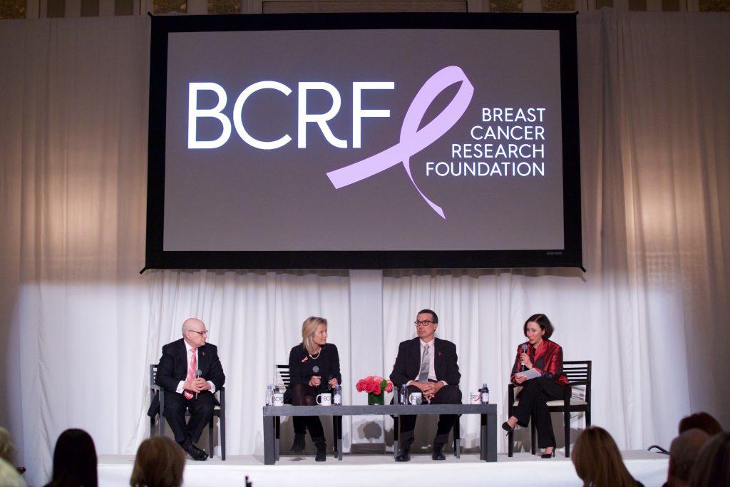 BCRF Scientific Director, Larry Norton and SAB Chair, Judy Garber join 2016 Jill Rose awardee, Chuck Perou and Silva Formenti to discuss the future of breast cancer at the public Symposium October 28, 2016