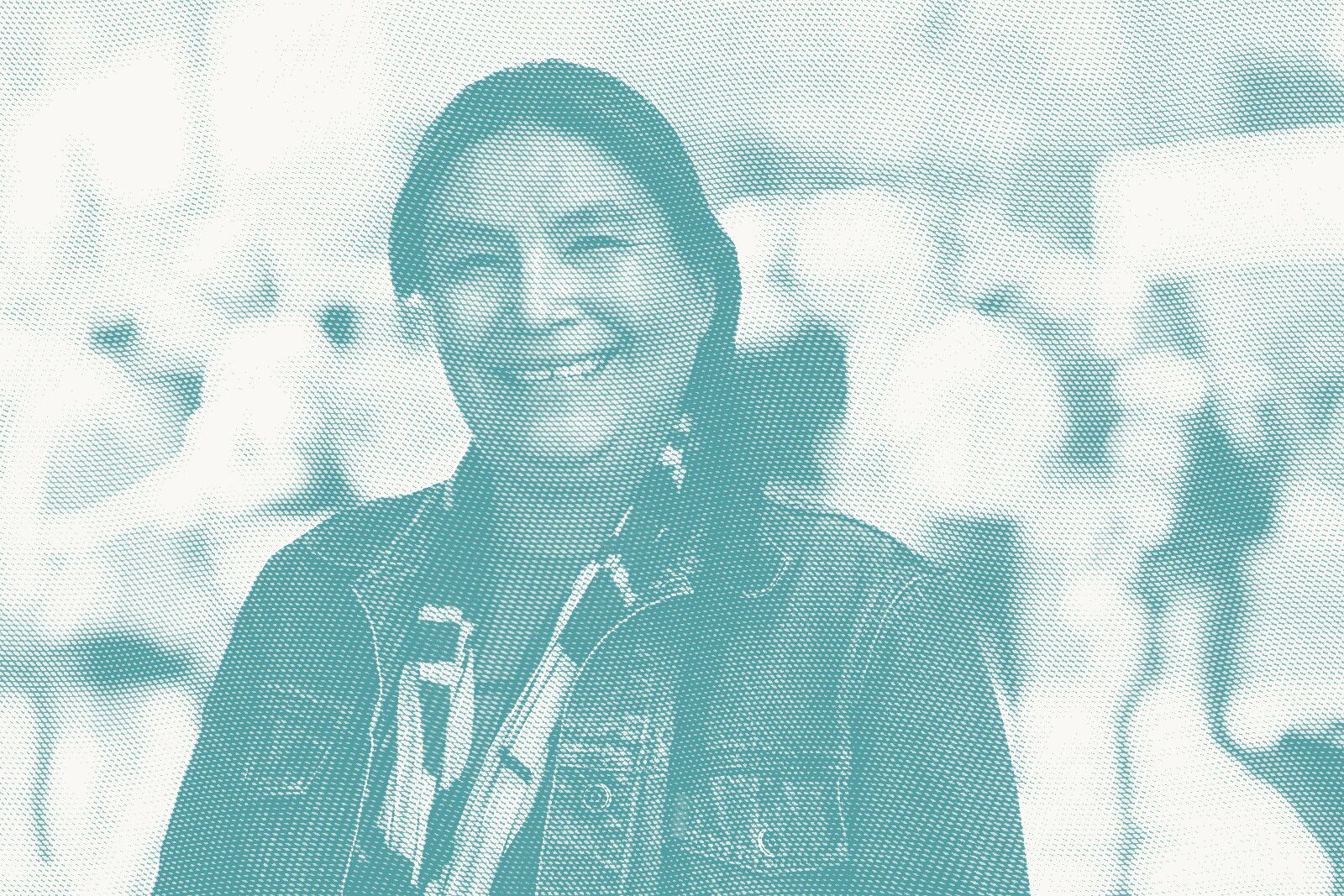a portrait of a native woman