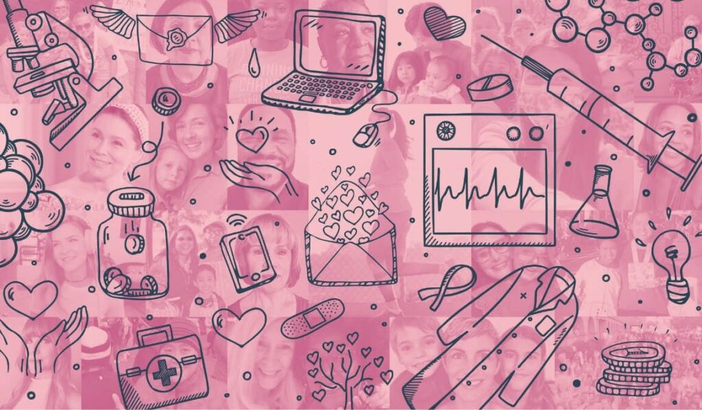 BCRF'S fundraising kit for supporting breast cancer research.