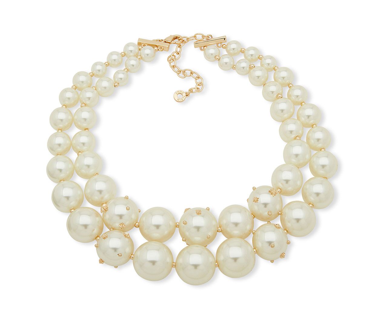 Anne Klein Chunky Pearl Necklace | Breast Cancer Research